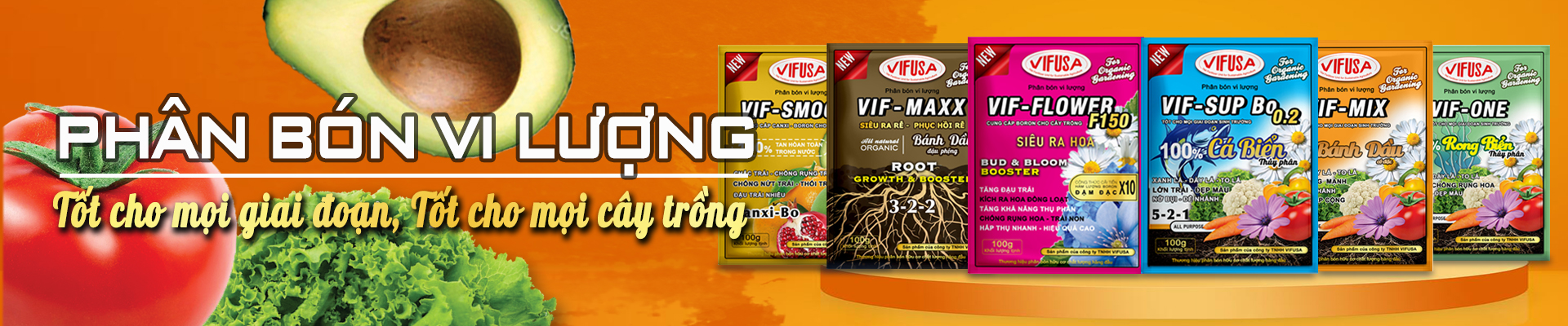 Banner trang phân bón vi lượng - Slider 2